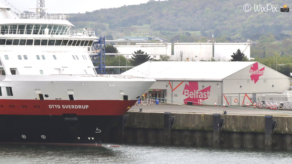 WixpixRob's tweet photo. “Wish you were here”

@HurtigrutenUK #OttoSverdrup makes a return visit to @BelfastHarbour 
@VisitBelfast 
@cruisebelfast 

#thruthefairlead 📸 https://t.co/YfGLh8t8Zj