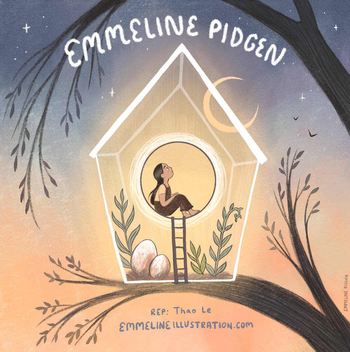 emmelinedraws's tweet photo. Hey it's #KidLitArtPostcard day! 

I make books and comics for young people. Couple of books on sub and looking for illustration work in the meantime! 🌻 https://t.co/JUhsfAMz00