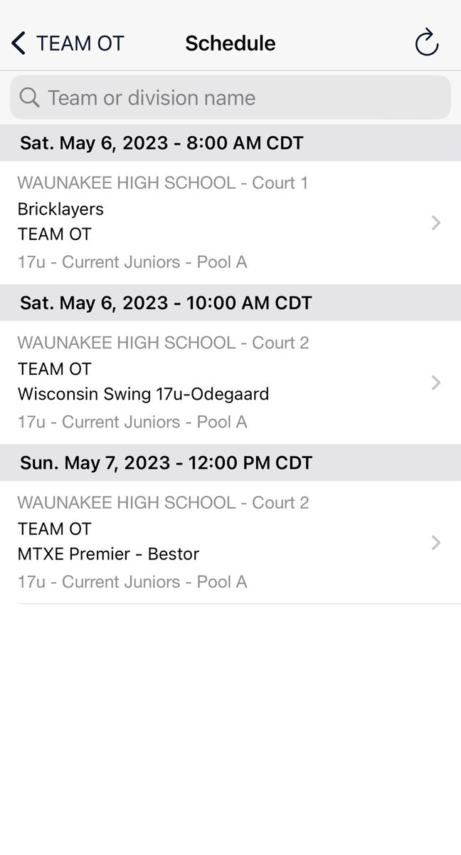 Official schedule this weekend in Waunakee for the TEAM DUKE SHOOTOUT ‼️‼️