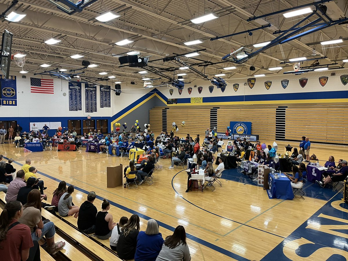 I had the pleasure of attending the college signing ceremony <a href="/OlatheSouthHS/">Olathe South HS</a> today. Athletes I knew as sophomores coming out of the pandemic. 
-Talented
-Resilient 
-Gritty
-Unstoppable
Largest signing class in Falcon history. Leaving a legacy. Congratulations to you all!