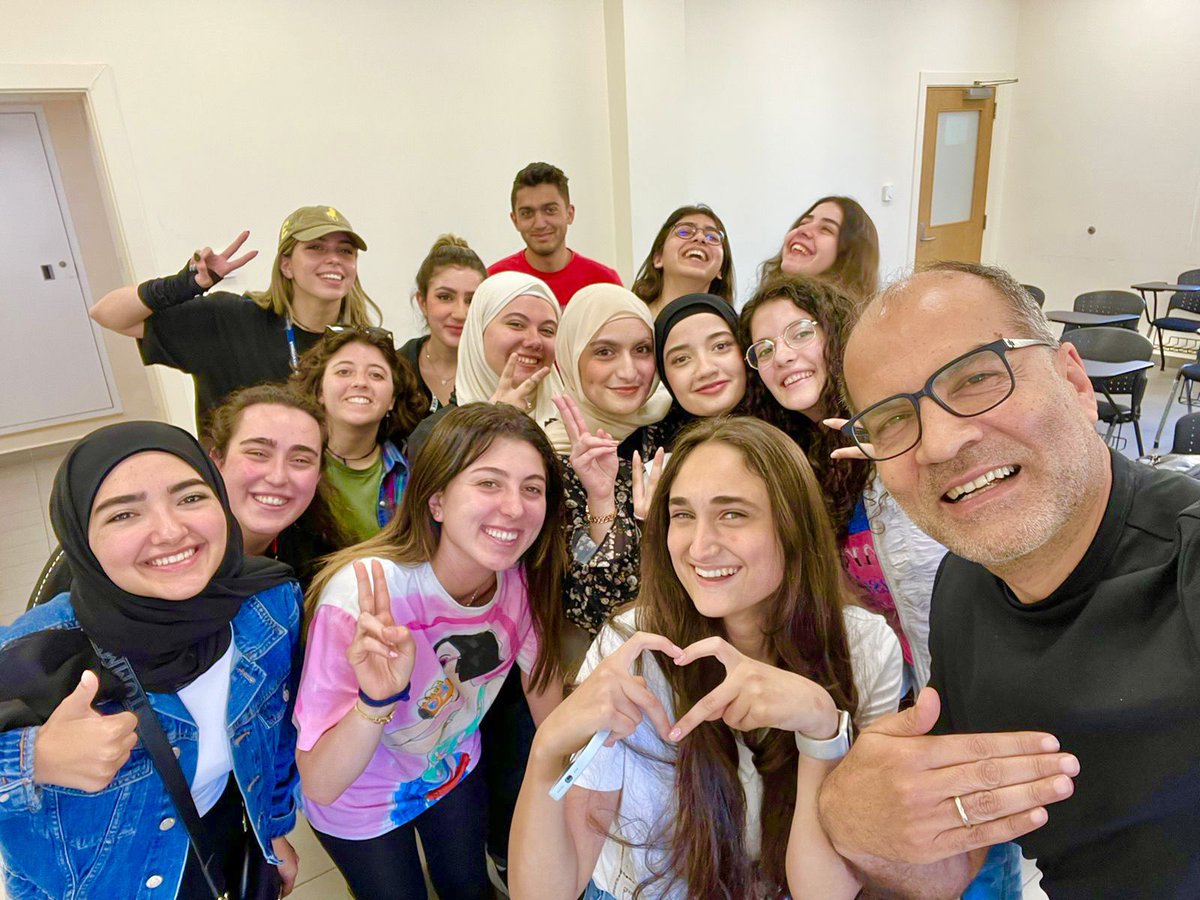 Drelkak's tweet image. A semester ends and another one starts w #brilliant @AUB_Lebanon students that keep us hopeful and going @FHS_AUB @AUB_Lebanon @DrFadloKhuri #hope #liberaleducation #freedom #excellence