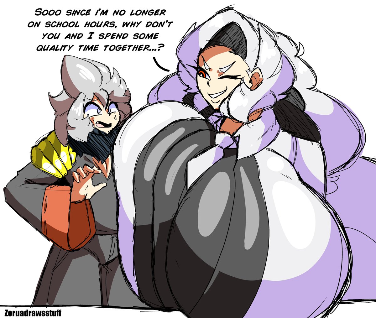 ZoruaDrawsStuff's tweet photo. Arceus is a very big woman... https://t.co/JNlqFpoC7J