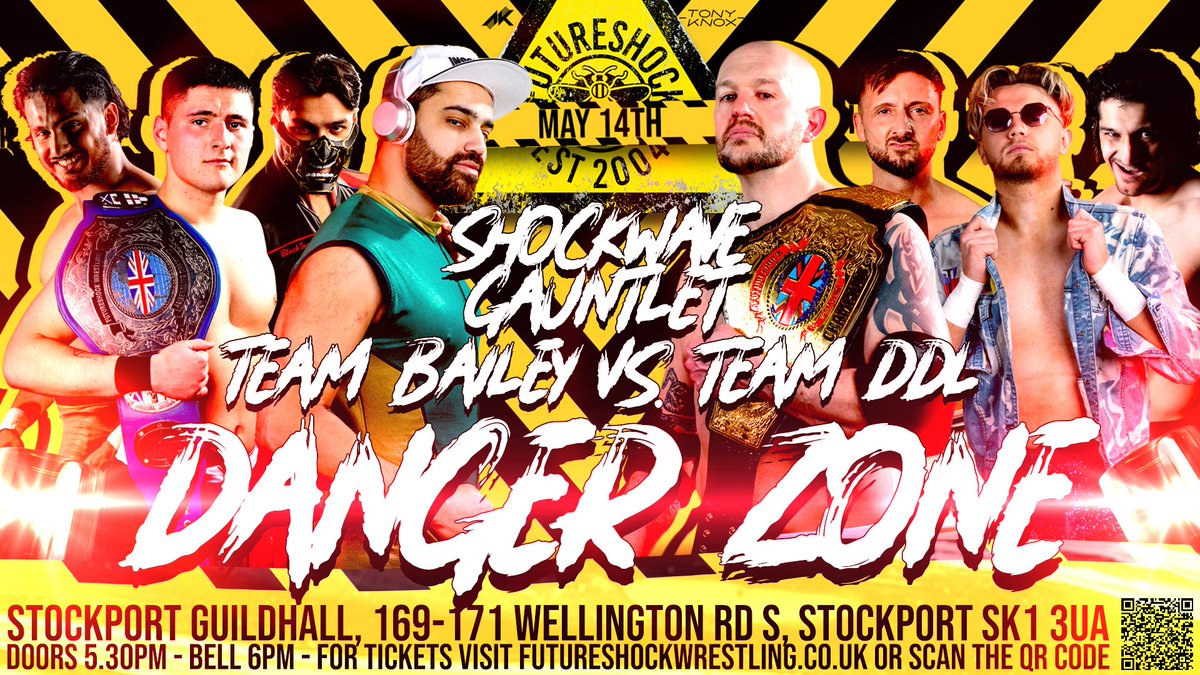 FutureShockWres's tweet photo. BREAKING NEWS!
Due to injury @senner_pw will be unable to compete as part of #TeamBailey in the #ShockwaveGauntlet at #FSWDangerZone on May 14th.
@ThatDamnBailey has been asked to confirm his replacement & we can reveal them tonight. Will this change the team strategy? https://t.co/I6ZuUyw0Vl