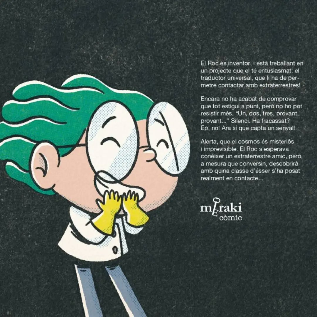 EditorialMeraki's tweet photo. 🔭EL PETIT CIENTÍFIC CÒSMIC 🔭, de @CarloGallucci i @danigomezart
#editorialmeraki #elpetitcientífic #carloegallucci #danigomez #còmicencatalà #còmicinfantil #llibreencatalà #llibresinfantils #literaturainfantilijuvenil https://t.co/7ShHpMeChg