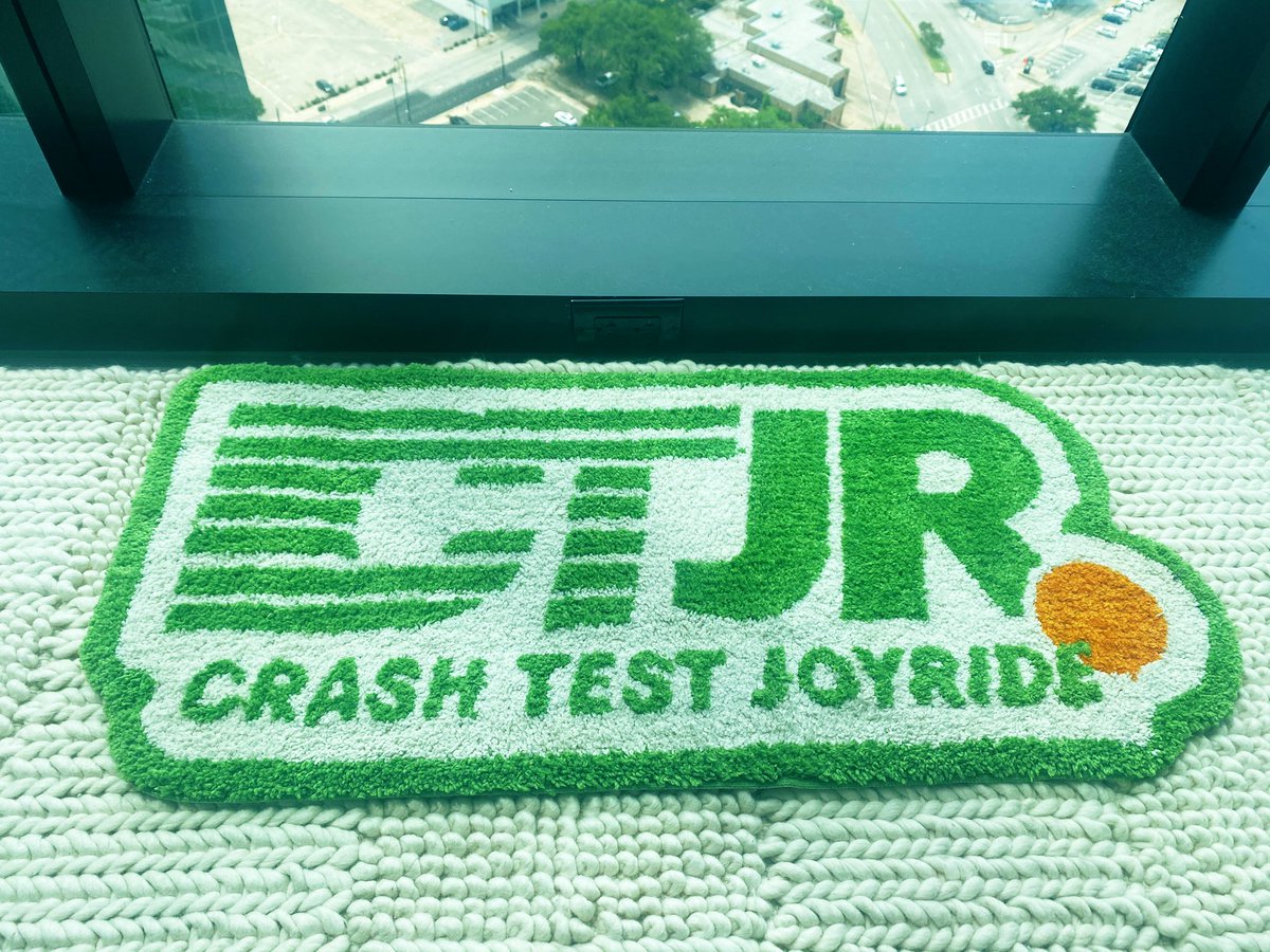 Everybody getting rugged on shitcoins and scam NFT mints 

Meanwhile my favorite project gave me a literal IRL rug <a href="/CrashTestNFT/">CrashTestNFT</a> 

We are not the same