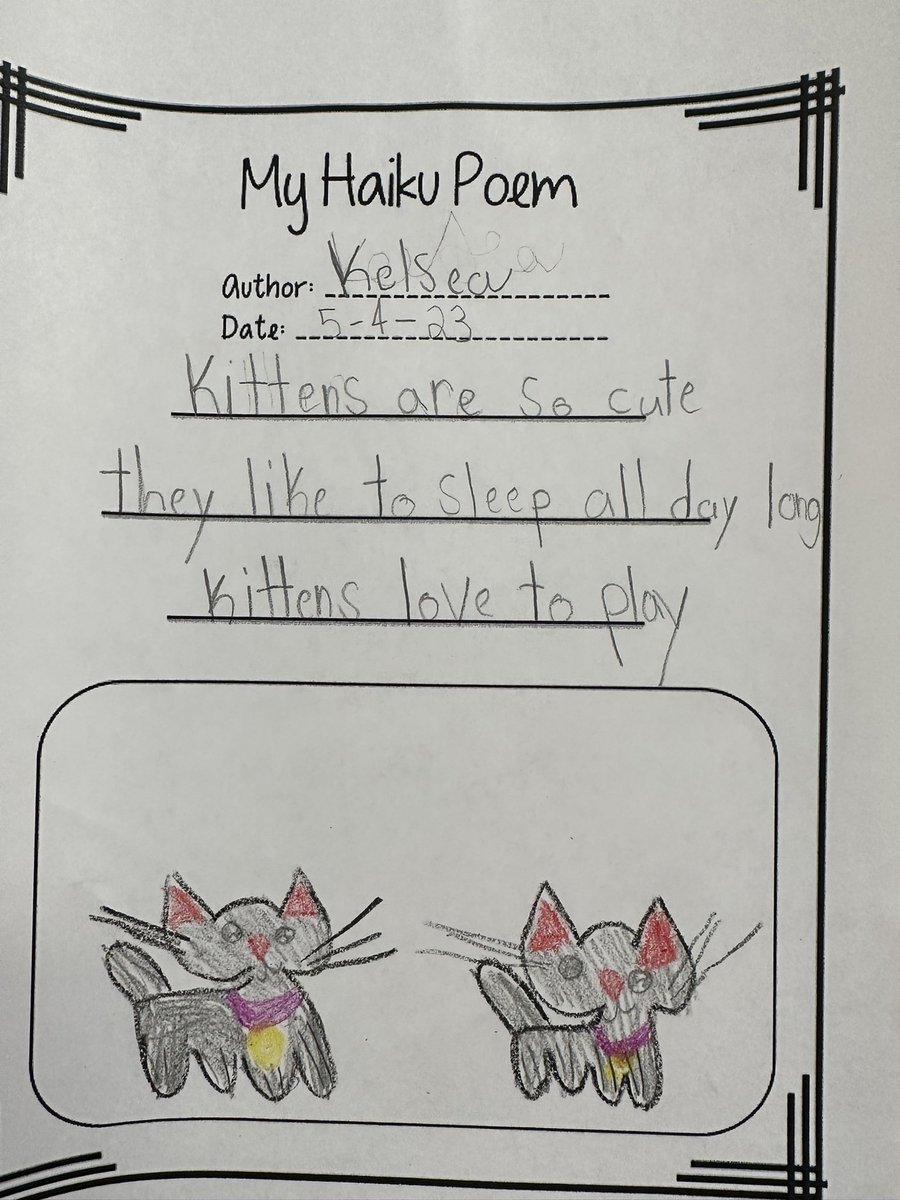 Williams1Marion's tweet photo. We rocked at writing Haiku poems today! @MarionMavericks #20yearsME https://t.co/FCnKiRU2dI
