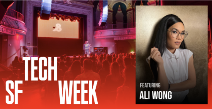 🥁 Drum roll please... I'm SO excited to announce that after working hard to make the #TechWeek kick-off event extra memorable, Ali Wong will now be kicking off SF Tech Week at the Welcome Party hosted by a16z!!

Want to attend SF Tech Week? Register here: tech-week.com