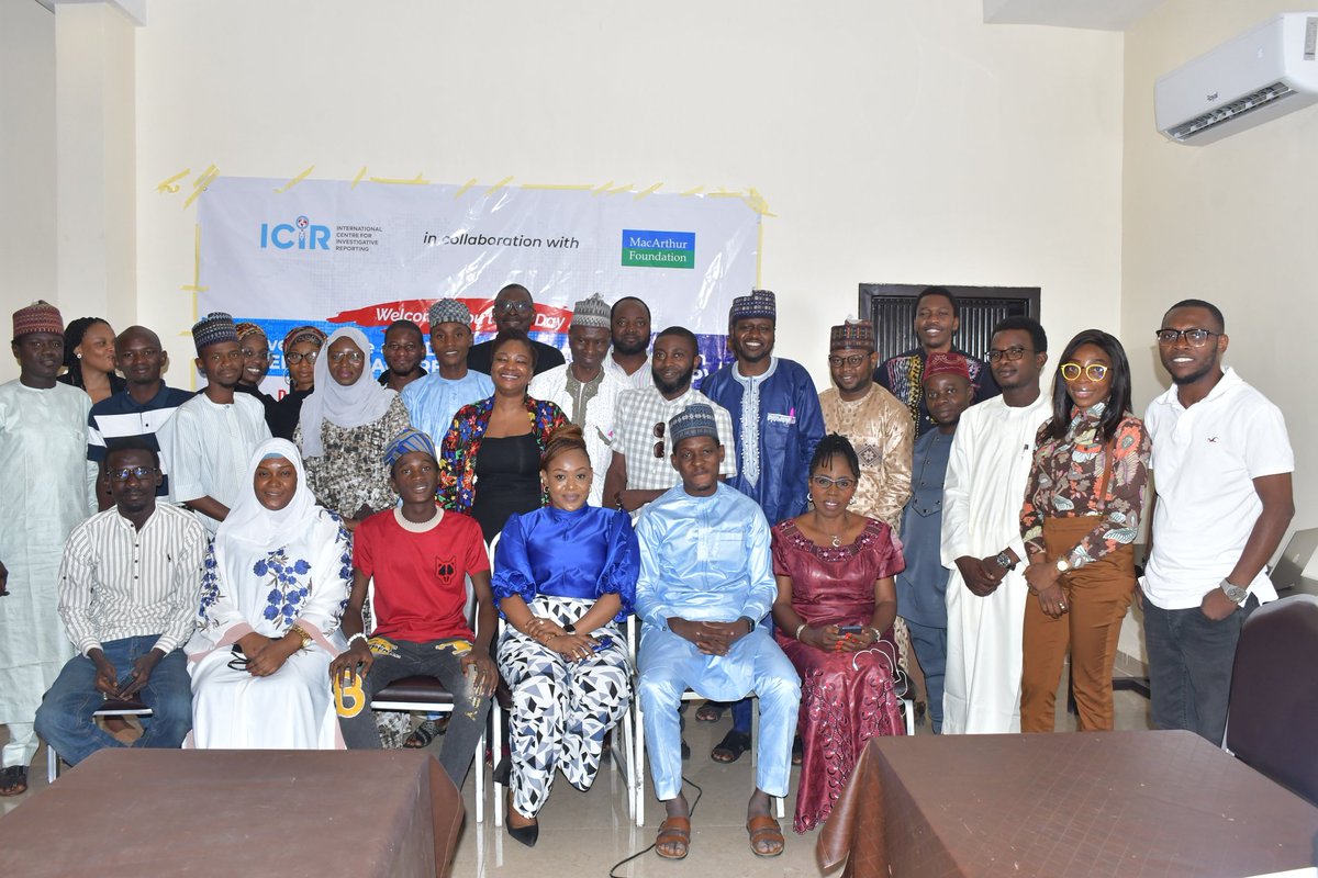 TheICIR's tweet photo. We have now come to the end of our #OCRP three-day Investigative & Data Journalism Training for Journalists in the North-East and North-West.
Organised by @TheICIR in collaboration with @macfound.
#OCR #TheICIROCRP #opencontractreporting https://t.co/q57BPaSEWx