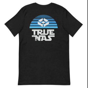 TrueNAS's tweet photo. May the Fourth be with you today! 

What Jedi mind tricks do you have to teach the young padawans about #TrueNAS? 

The reply with the most retweets by the end of the week will win the #TrueNAS shirt shown below! https://t.co/y9RfJR3RD1