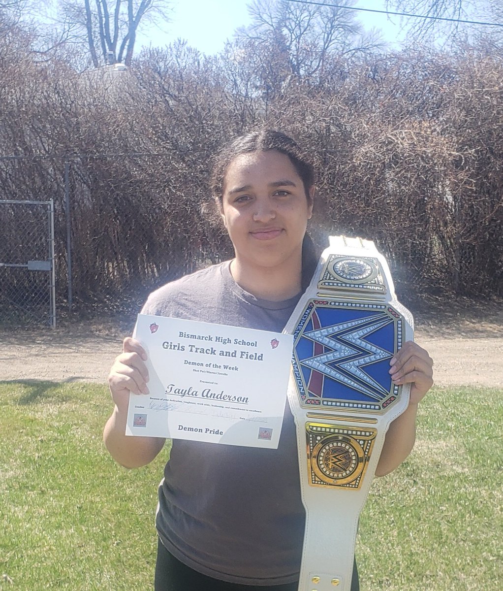 Congrats Tayla Anderson 
Demon of the week!