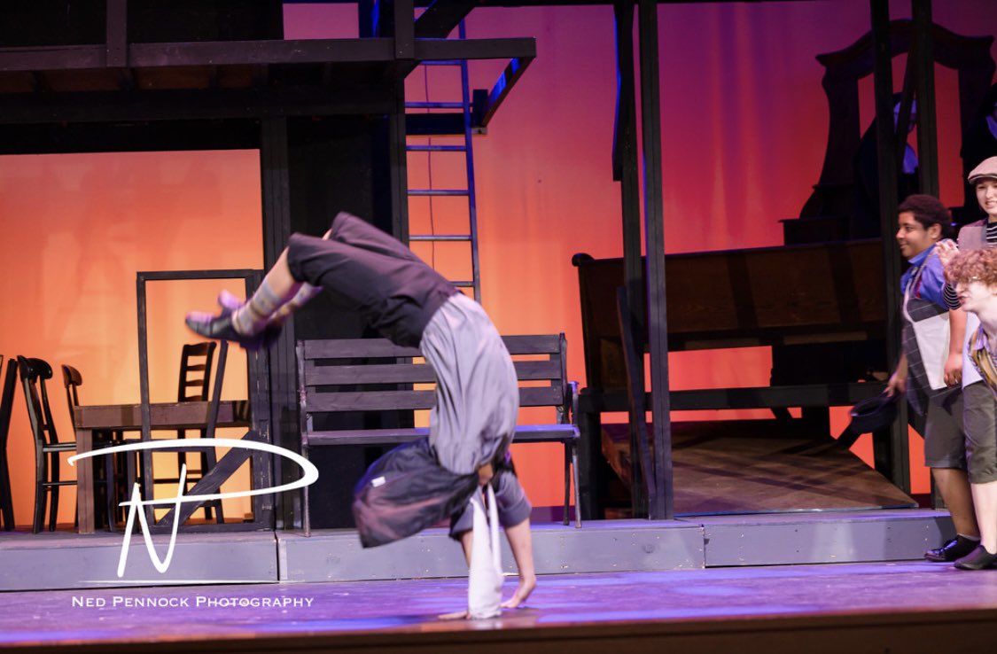 You'll flip for joy when you see how awesome "Newsies" is!! You don't want to miss this show! Tonight, Friday, and Saturday at 7:00 pm at HHS! Our.show/hamiltonnewsies for more info and to buy tickets!

Photo Credit: Ned Pennock Photography