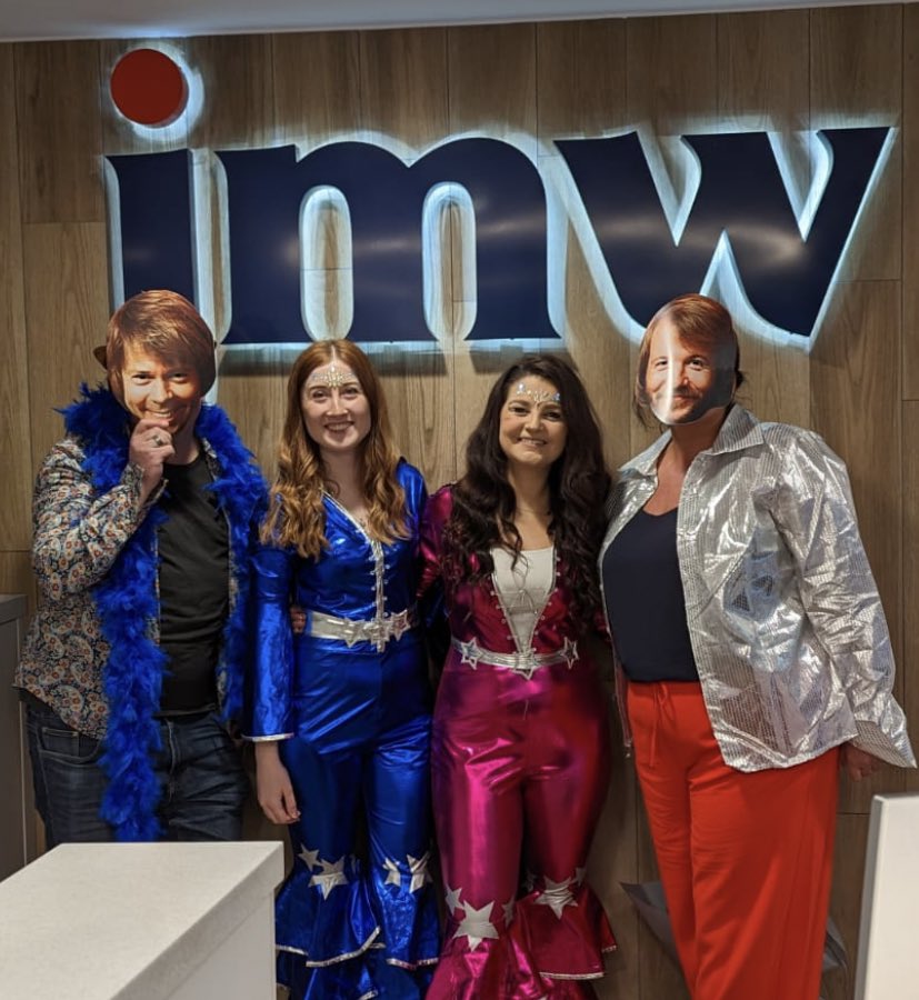 charl_king123's tweet photo. Team JMW does Eurovision! Boom Bang a Bang here we come - raising money for the brilliant @cbituk this evening! Thank you @RathbonesGroup for hosting tonight 🌟 @AlistairWLaw @KathrynDyson @JMWInYourCorner #BBAB2023 https://t.co/jUf4hMzVuE