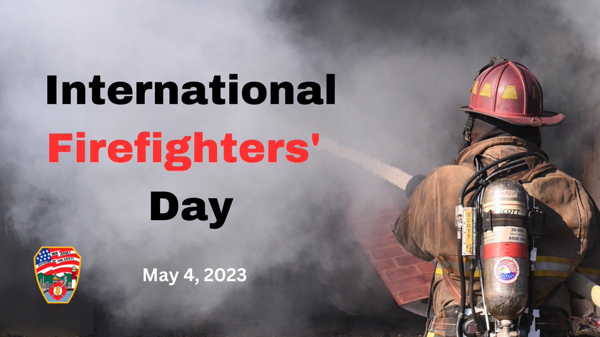International Firefighters Day commemorates the sacrifices made by firefighters and raises awareness about the dangers they face. Thank you to all the fire service members throughout NJ and the nation who put themselves in harm’s way to protect others.