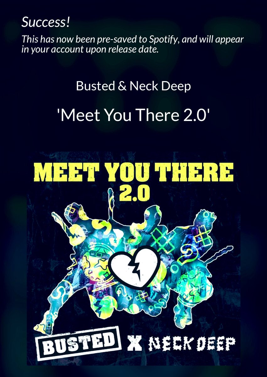 Just over five to go 🕛🤟
So excited for the new version of 
    meet you there 🙌
#busted20 
@Busted @JamesBourne @CharlieSimpson @mattjwillis 🫶