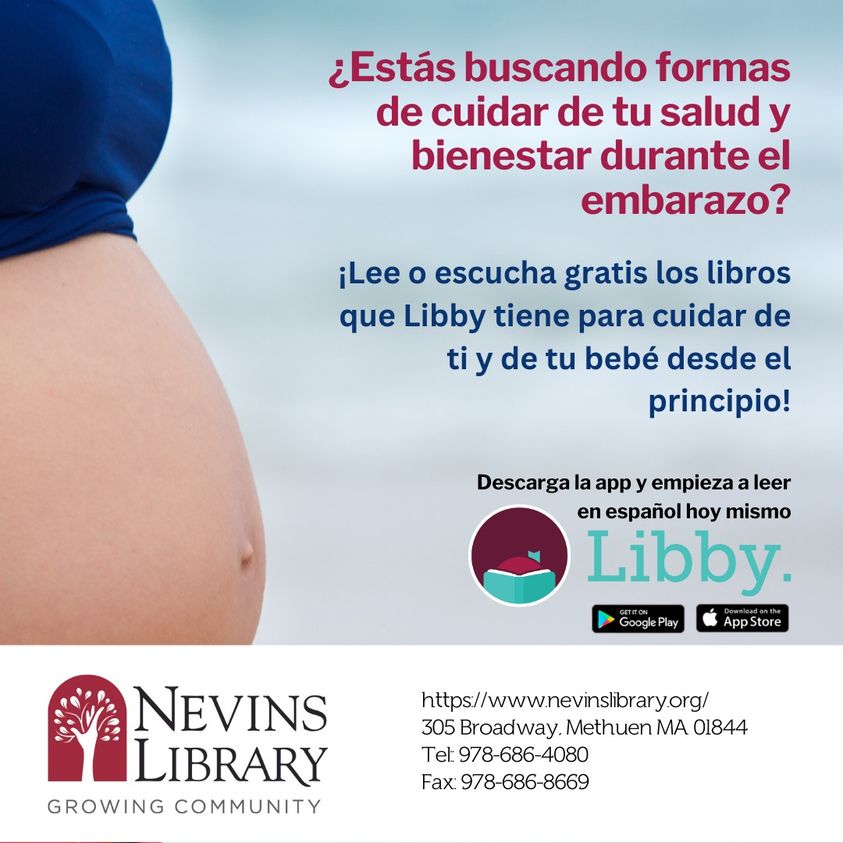 NevinsLibrary1's tweet image. ¿Estás buscando formas de cuidar de tu salud y bienestar durante el embarazo?

@libbyapp #EmbarazoSaludable #LecturaEnEspañol