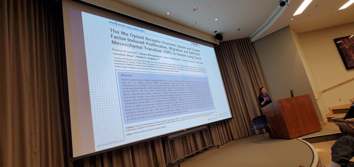 BrianLouie4's tweet photo. Excited for our 9th visiting professor - @LindaMThoracic. Presenting grand rounds on opiods and lung cancer to start our day. Looking forward to conversations and discussions around thoracic disease. @ProvSwedCancRes https://t.co/rEgEjVD0Gi