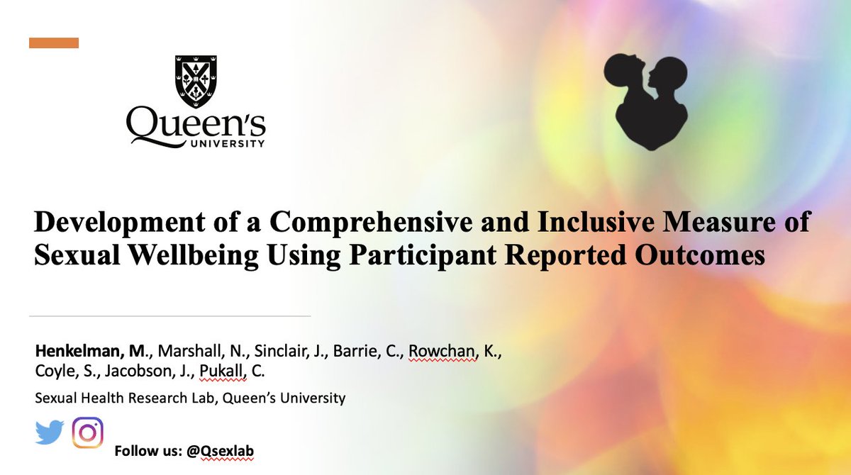 Excited to be presenting tomorrow at the 48th annual Society for Sex Therapy and Research meeting! #SSTAR2023. On theme [Sex Science for Social Change] I will be presenting my research on developing an inclusive and comprehensive measure of sexual wellbeing with @QSexLab