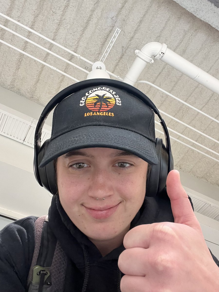 Thanks to <a href="/GeoInstitute/">Geo-Institute of ASCE</a> and <a href="/brinamontoya/">Brina Montoya</a> for keeping grad students outfitted…