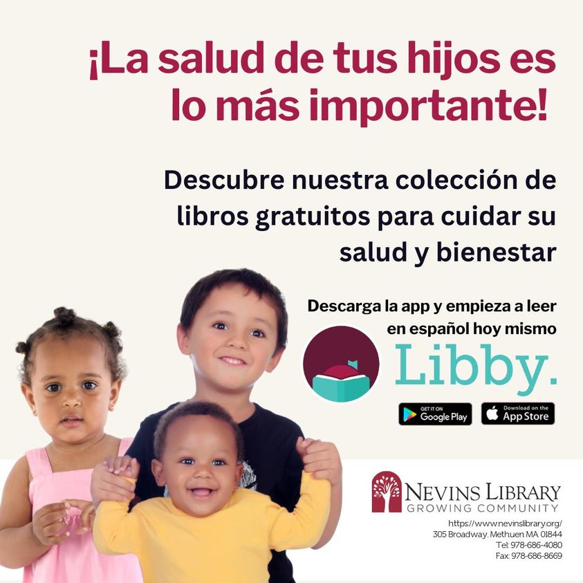 NevinsLibrary1's tweet image. ¡La salud de tus hijos es lo más importante!

@libbyapp #NiñosSaludables #LecturaEnEspañol