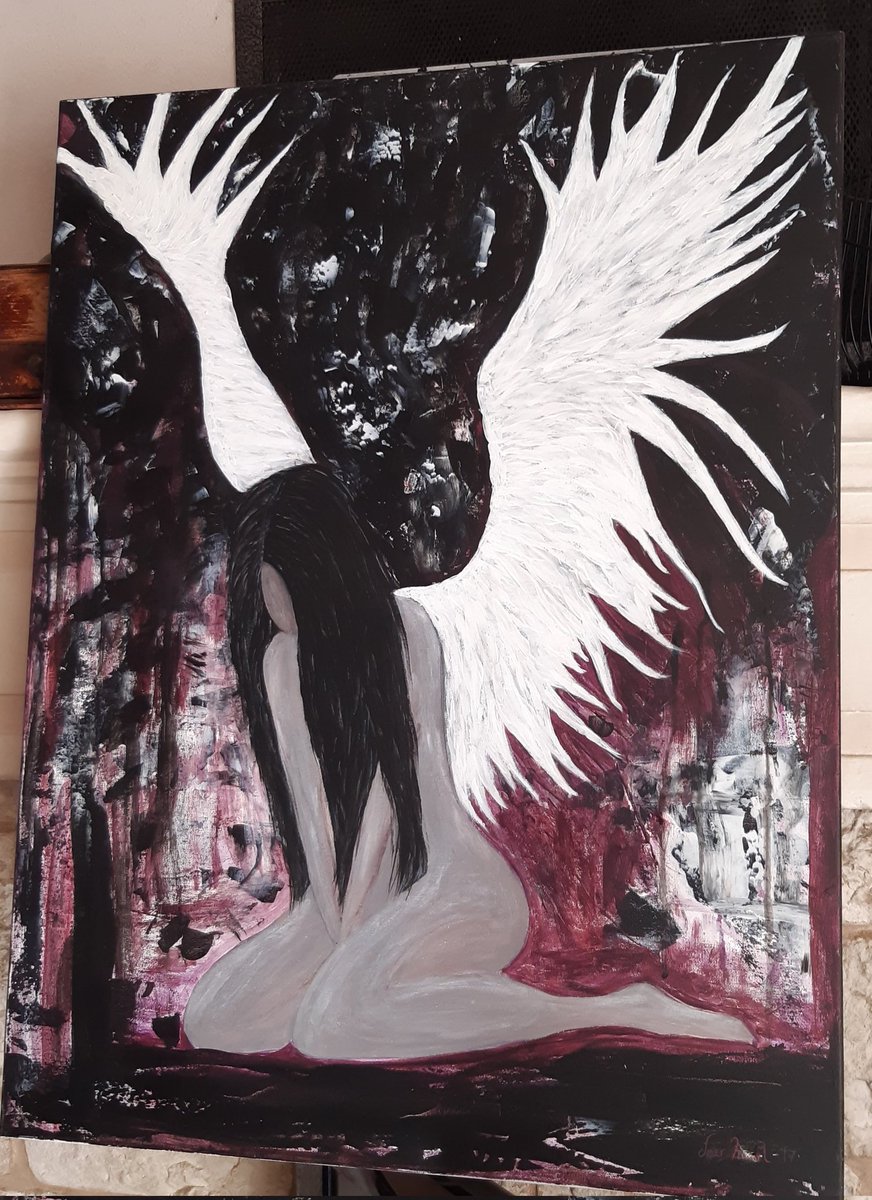 JessieArtWorks's tweet photo. "Fallen Angel"
Large acrylic painting on stretched canvas.  Direct link :
https://t.co/YfB8fm0snD
#fallenangel https://t.co/wrzm8iKukK