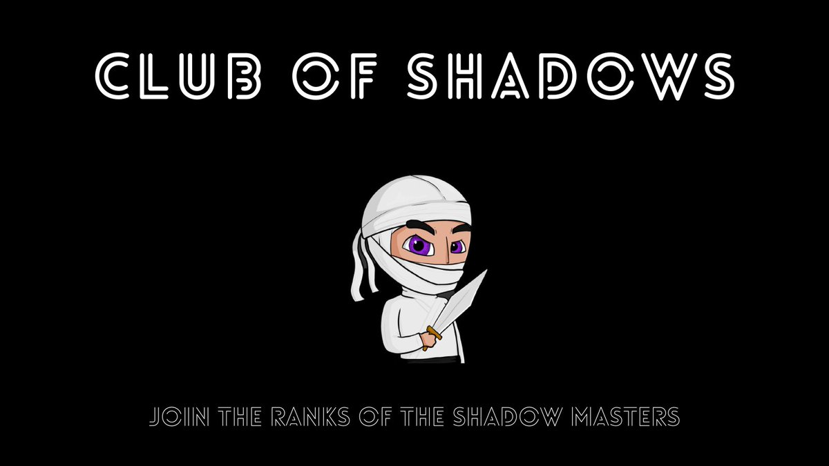 This weekend, Club of Shadows is hosting exciting activities and missions in our Discord server.  
You will want to join us for a chance to claim amazing prizes and join the fun! 
What are you waiting for? Join the shadows now. 👀