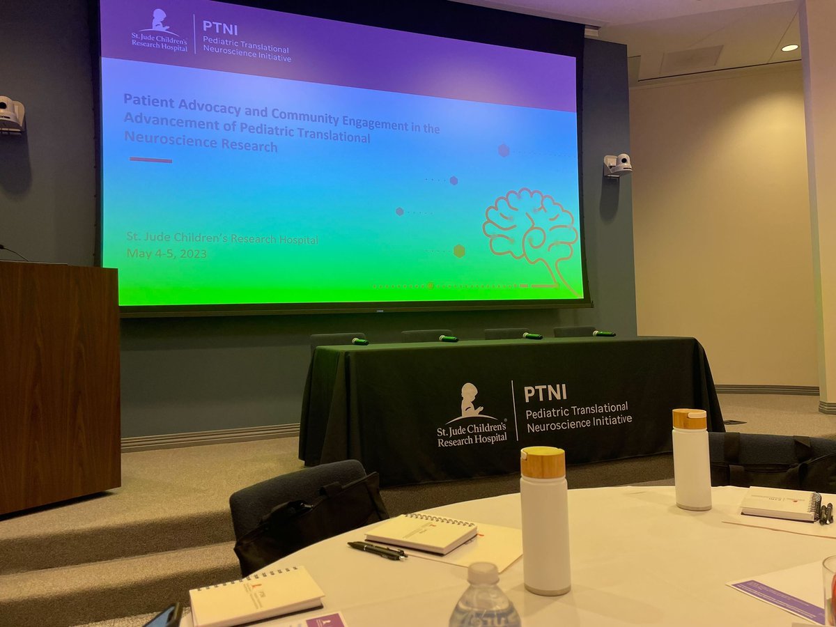 Our Res. & Data Governance Lead, Vanessa Vogel-Farley is at St. Jude’s Patient Advocacy & Community Engagement in the Advancement of Pediatric Translational Neuroscience workshop speaking on a panel about opportunities and challenges to advance research! #RAREX #OwnIt