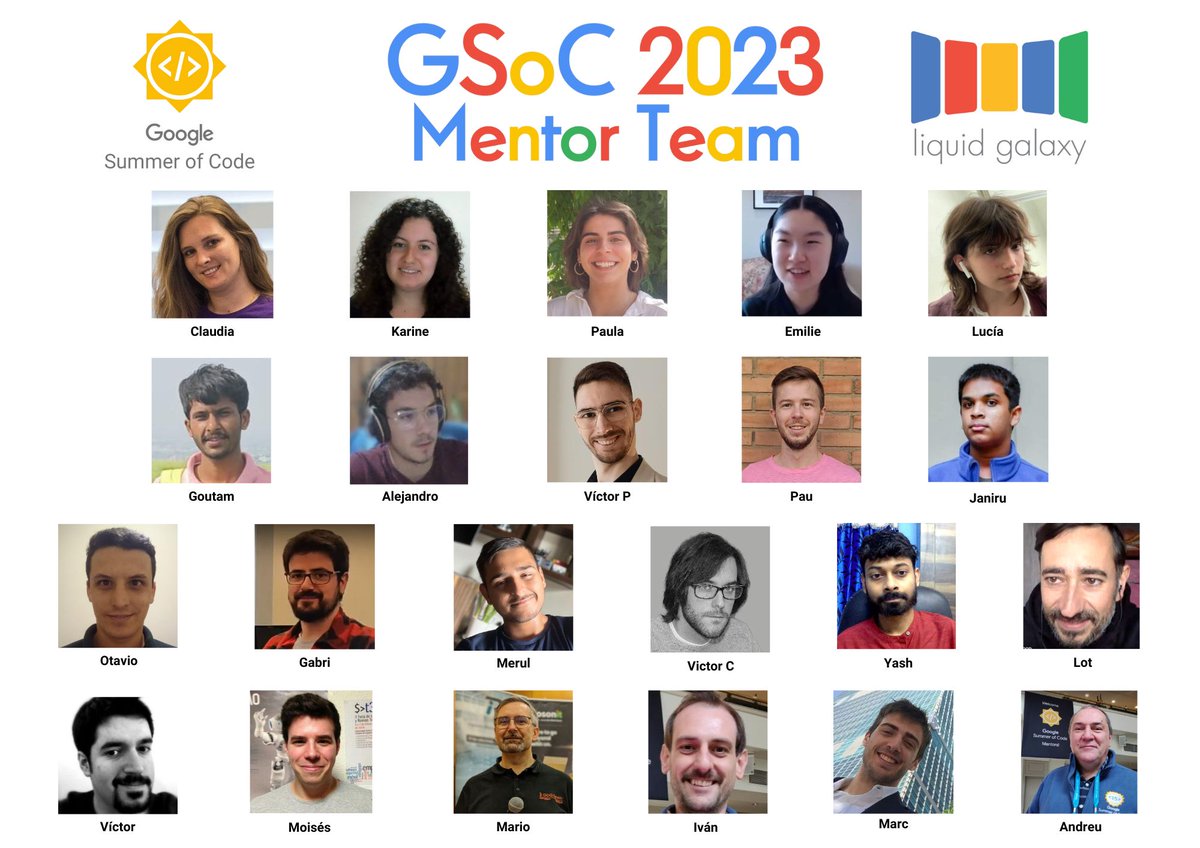 andreu ibanez (@andreuibanez) on Twitter photo Es para mí un placer comunicar que Google nos ha asignado 11 slots para becar nuevos colaboradores en el proyecto <a href="/_liquidgalaxy/">_liquidgalaxy</a> Si estáis interesadxs en saber más liquidgalaxy.eu/2022/10/GSoC20… , aquí la lista de 22 mentoras y mentores que colaboran este año Es para mí un placer comunicar que Google nos ha asignado 11 slots para becar nuevos colaboradores en el proyecto <a href="/_liquidgalaxy/">_liquidgalaxy</a> Si estáis interesadxs en saber más liquidgalaxy.eu/2022/10/GSoC20… , aquí la lista de 22 mentoras y mentores que colaboran este año