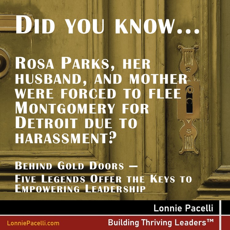 LonniePacelli's tweet photo. See what Rosa Parks has to say about empowerment in Behind Gold Doors-Five Legends Offer the Keys to Empowering Leadership #leadershipquotes #nursing  #thrivingleaders #newmanager #pastor #nonprofit #PTA https://t.co/GAWtvvhhxf #ad #empowerment #rosaparks https://t.co/If2pXpd4Hv