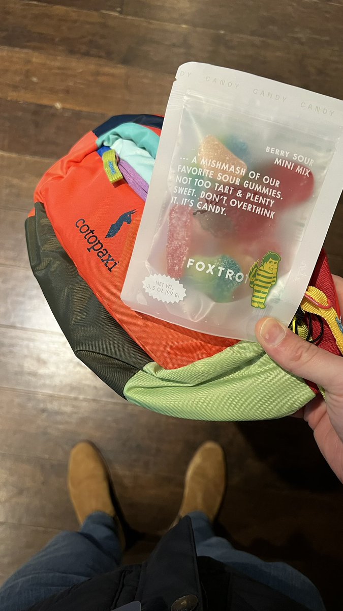 Swag hits harder when the brands are in your portfolio. @cotopaxi @foxtrotmarket spotted at Rise of the Rest’s Beyond Silicon Valley Summit in DC. @RiseOfRest