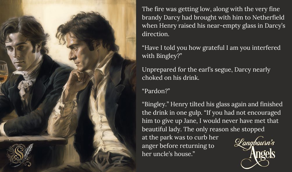 SBarrAuthor's tweet photo. I introduced a new character in Longbourn's Angels. If you wish to know more about Mr. Bradford, click on the link below. @AmazonKindle 
https://t.co/ZjlmZLiWu6
#NewRelease #JAFF #KindleUnlimited #sweetromance #mustread https://t.co/5SNy5NgKan