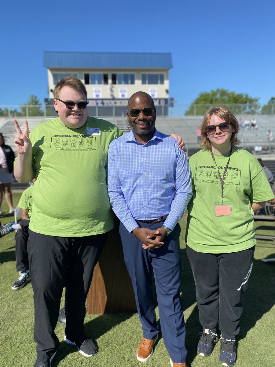 Thank you to Summer and Ben for presiding during the opening ceremonies for the 2023 Johnston County Special Olympics.  You were amazing!