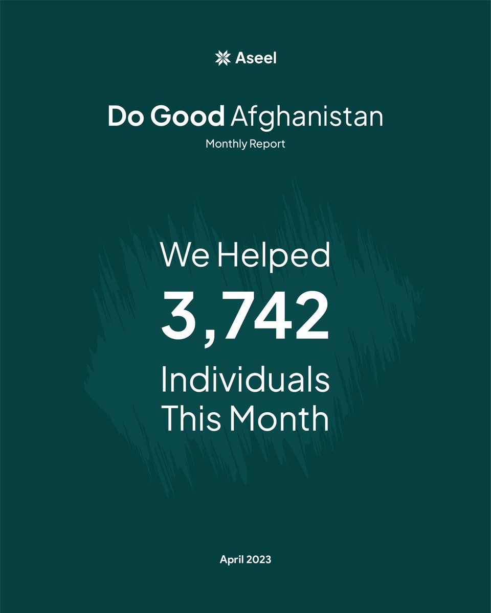 ASEELApp's tweet photo. April Report Out Now! Learn more about the ongoing efforts of the Do Good Afghanistan Aseel Team in our latest report. #DoGoodAfghanistan #AseelTeam #AprilReport https://t.co/hQRQuQHxbI