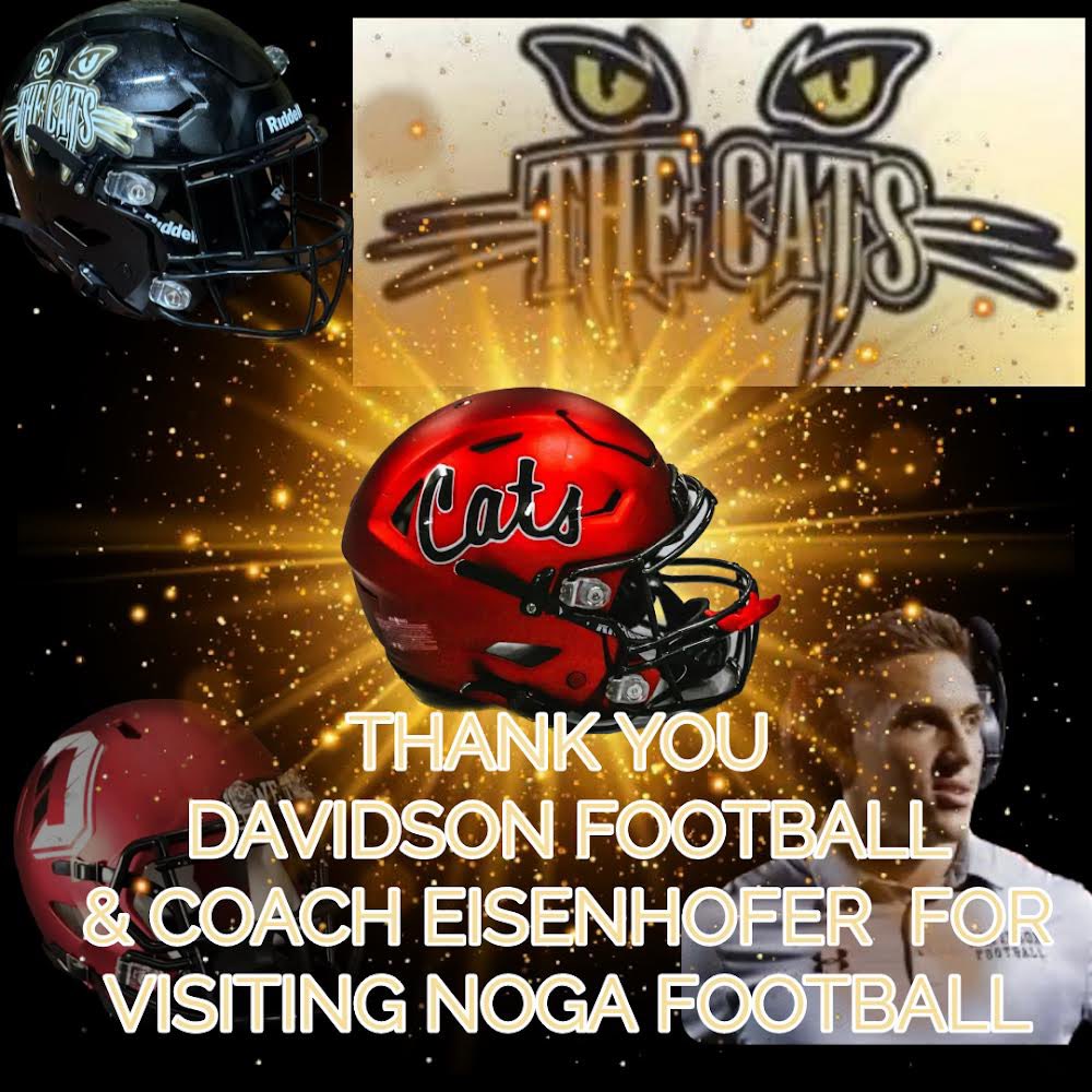 CoachDRothwell's tweet photo. I would like to thank @_Coach_Hof and @DavidsonFB for coming out to visit and check in on the student athletes @Noga_Football https://t.co/AYH2yov9YJ