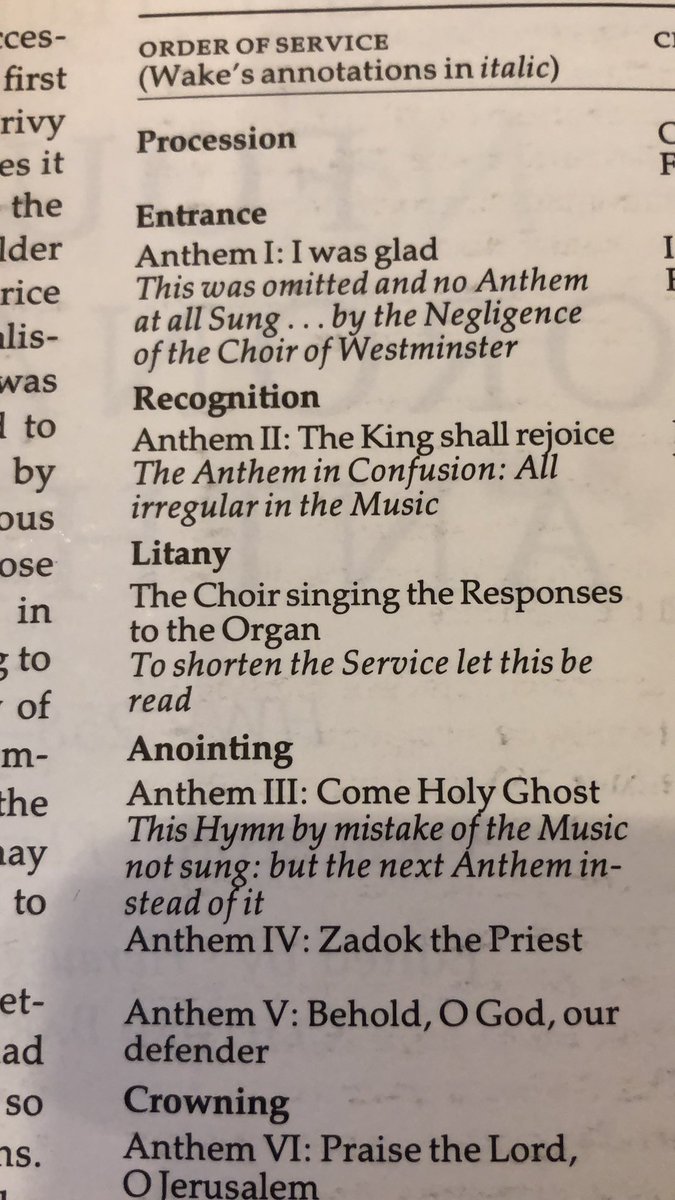 Archbishop Wake’s take on the music at George II’s coronation.

 “The Anthem in Confusion” 🙄