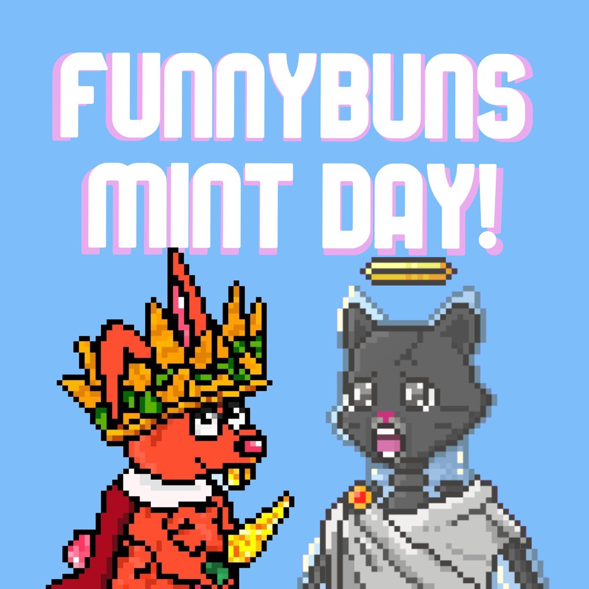 Today, we would like to give a very special shoutout to our favorite #SuiNFT project - @funnyybuns 🐰

From the very beginning of our journey, the Buns have been there for us, and we want to wish them good luck on their mint today ✨ !

Buns x Cats forever 💙