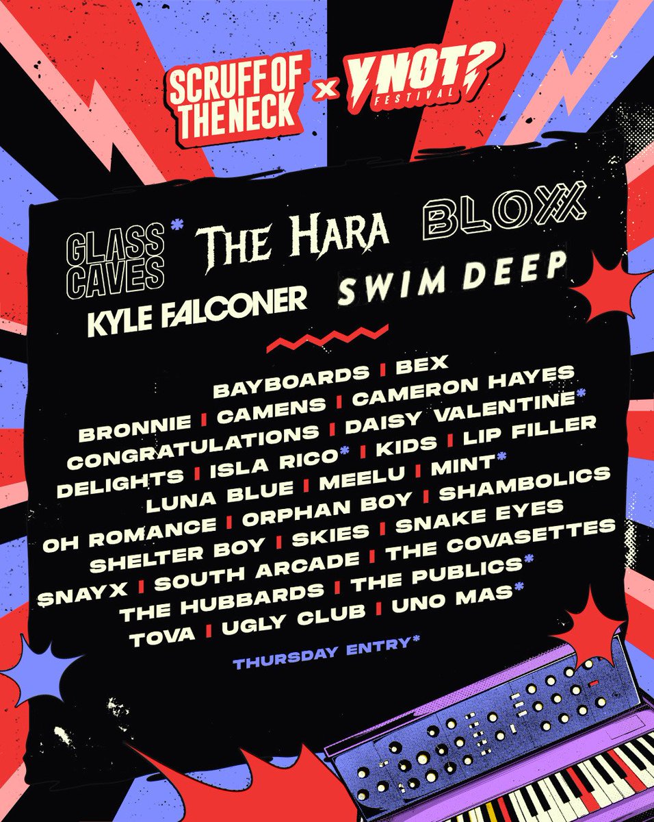 Kyle Falconer (@kylefrancisfalc) on Twitter photo 29th July I will be playing <a href="/scruffoftheneck/">Scruff of the Neck</a> X <a href="/ynotfestival/">Y Not Festival ⚡</a>. Tickets here: ynotfestival.com 🤘 29th July I will be playing <a href="/scruffoftheneck/">Scruff of the Neck</a> X <a href="/ynotfestival/">Y Not Festival ⚡</a>. Tickets here: ynotfestival.com 🤘