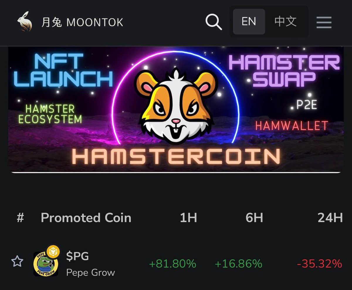 #PEPEGROW IS NOW TRENDING TOP 1 
ON MOONTOK

moontok.io
