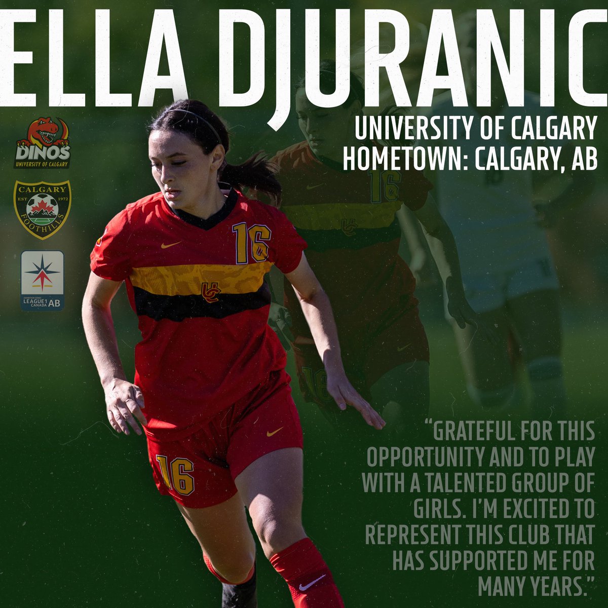 FoothillsWFC's tweet photo. "Grateful for this opportunity and to play with a talented group of girls. I’m excited to represent this club that has supported me for many years." -Ella Djuranic https://t.co/9OyitLX4jL
