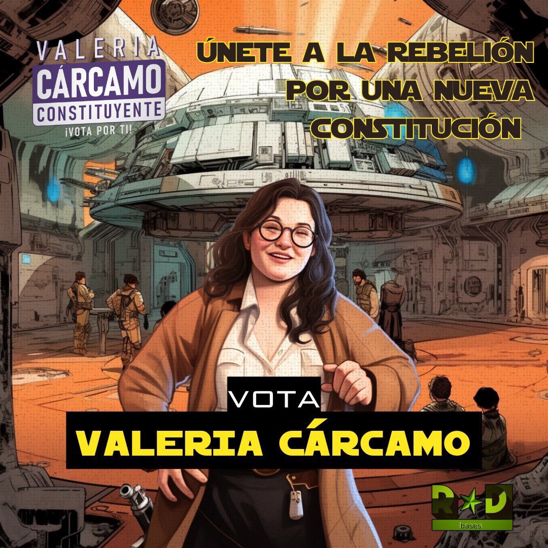 Nuevamente emocionada por las bases de @RDemocratica 🫶🏻😍 En estas #Elecciones VOTA D-15 Valeria Cárcamo porque tu voto Vale 🫶🏻🗳️