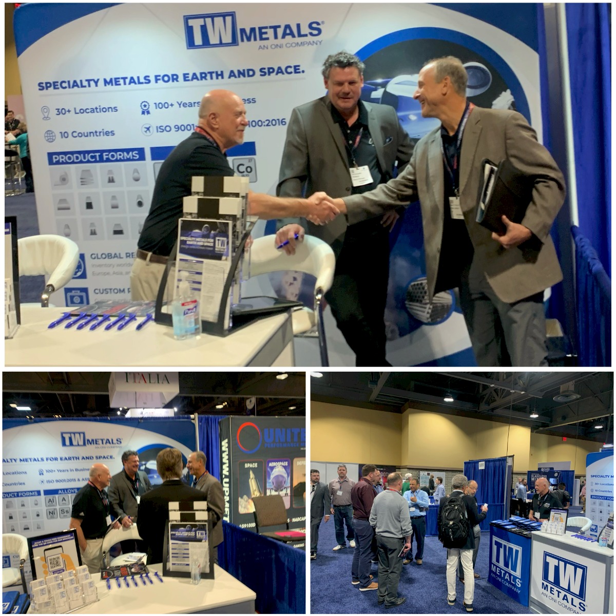 TWMetals's tweet image. Come say hi to our Space Team at Day 2 of SpaceTech Expo 2023 🚀It is your last chance grab some swag at Booth 8015 before the day is over! #SpaceTechExpo2023