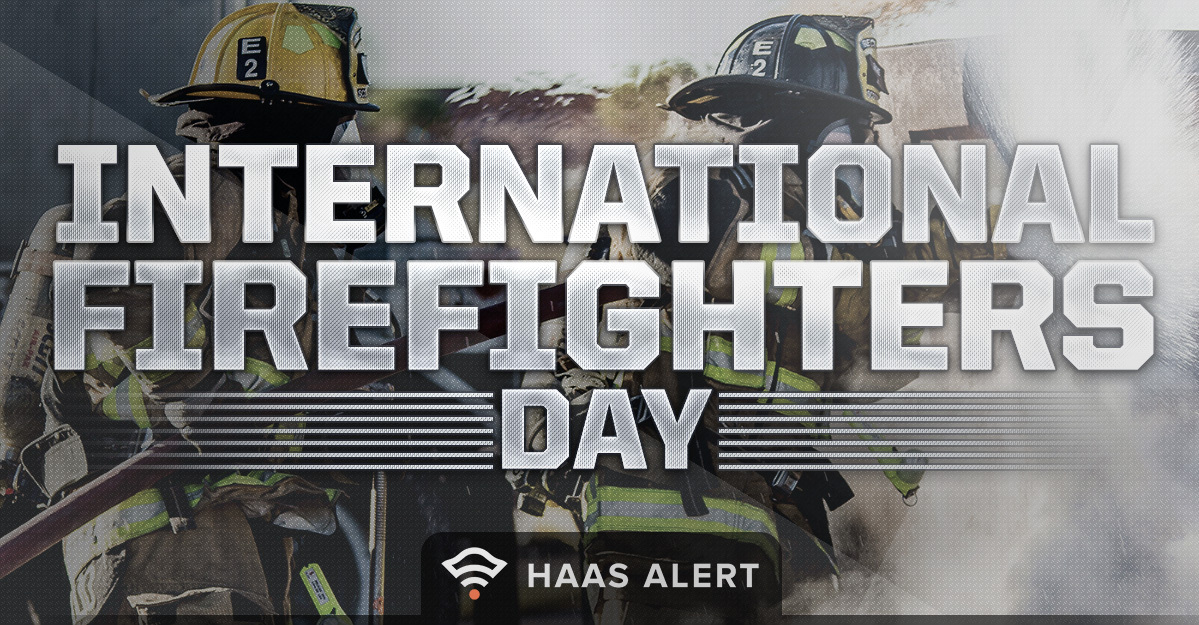 <a href="/haasalert/">HAAS Alert</a> is honored to partner with firefighters across the world to enhance safety and connectivity for emergency responders on the road.

Thank you to all the brave firefighters for your unwavering commitment and service on #InternationalFirefightersDay