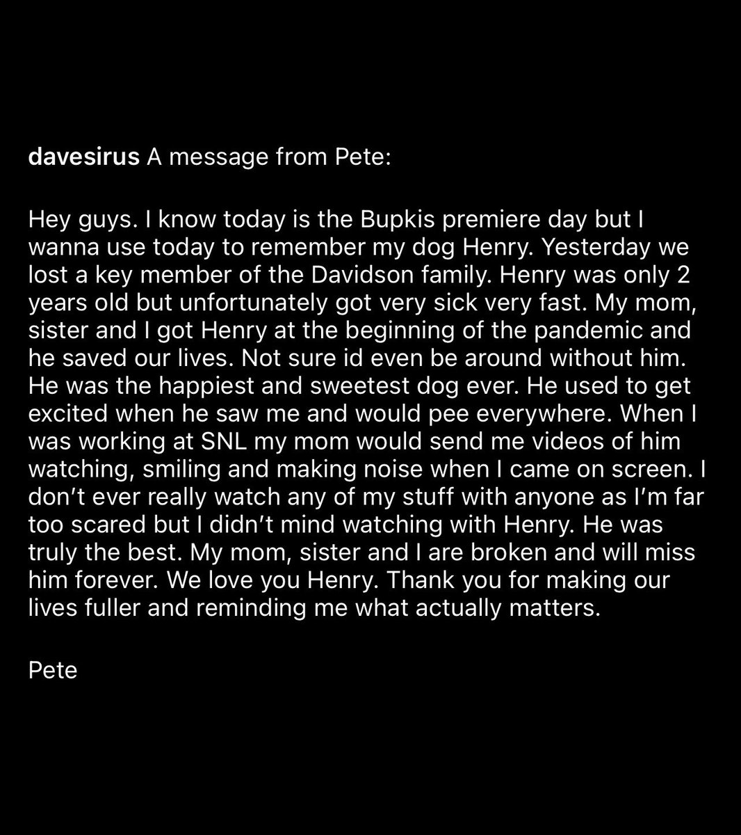 best of pete davidson tweet media