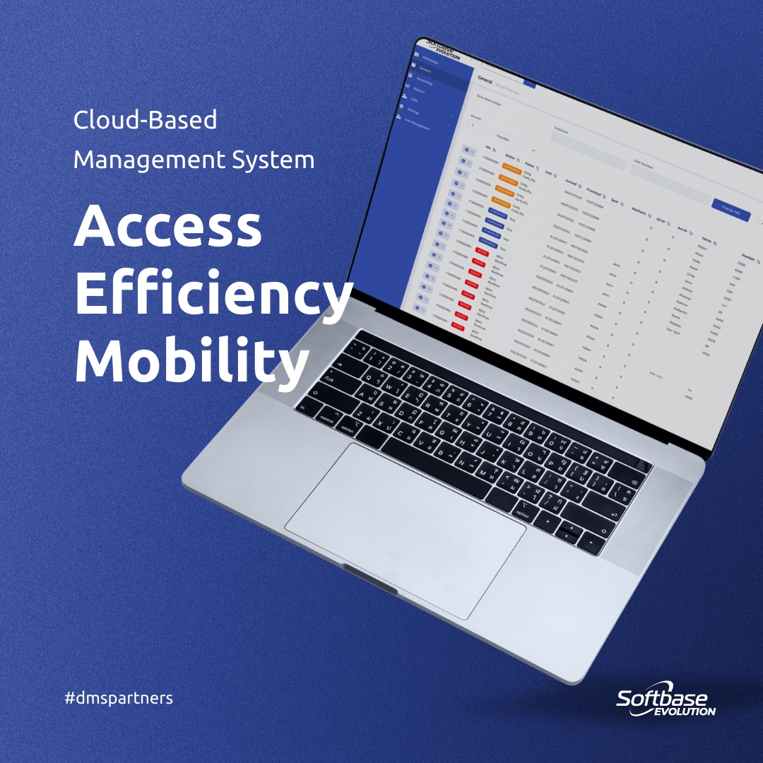 SoftbaseSystems's tweet image. Drive your dealership to success with Softbase Evolution&apos;s cloud-based management system. ☁️💻

Enjoy secure data access, efficient workflows, and mobility for your teams.
#CloudManagement #DealershipSuccess #softbase #softbasesystems #DMS #dealershipmanagment