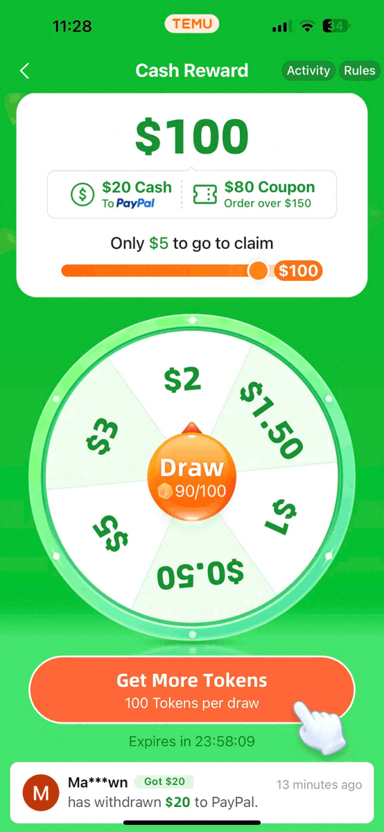 elda_durham's tweet photo. TEMU has a giveaway activity recently, and you can get up to $100. Just click on the link or download Temu to search my code <126980715>~ Have a try~
https://t.co/EIBzXDtxAx https://t.co/A7GnTyJgtB