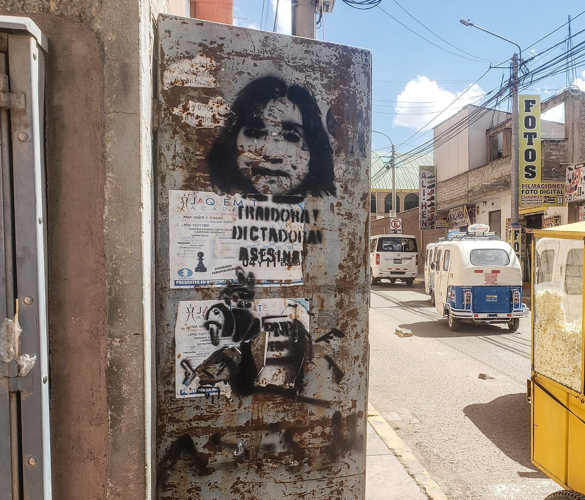 #Perú | Las calles de Juliaca lo gritan: ¡Fuera Dina!