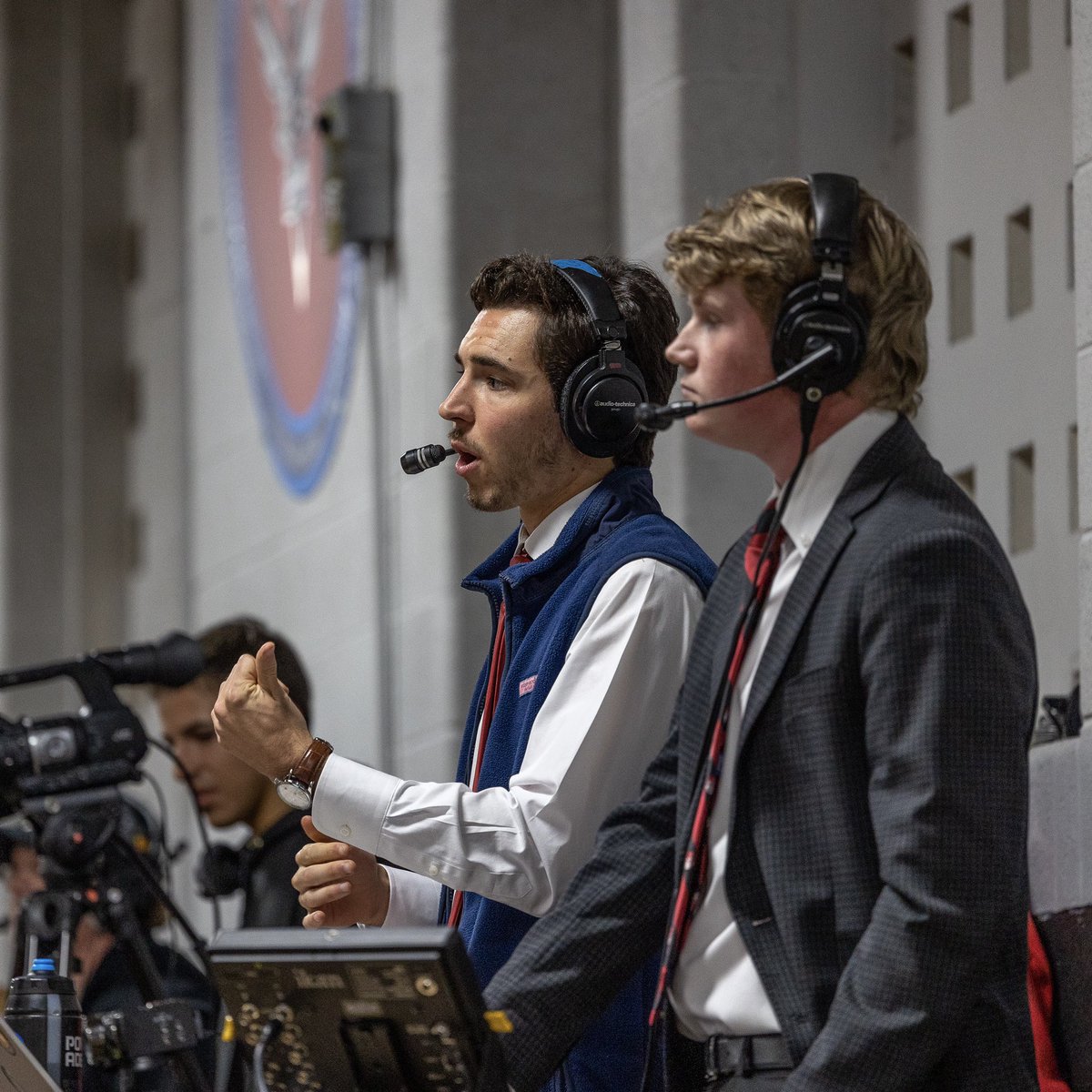 samgraham44's tweet photo. Personal: About 2.5 years ago, I worked my first broadcast for LHSN, the first ever golf-cast, as a cameraman.
Tonight will be game #100, this time on the mic for a @LynchburgMLAX ODAC semi. Thankful for @lynhornets and 100 opportunities and hope to keep #progressivelyimproving https://t.co/nTgjPZAolj