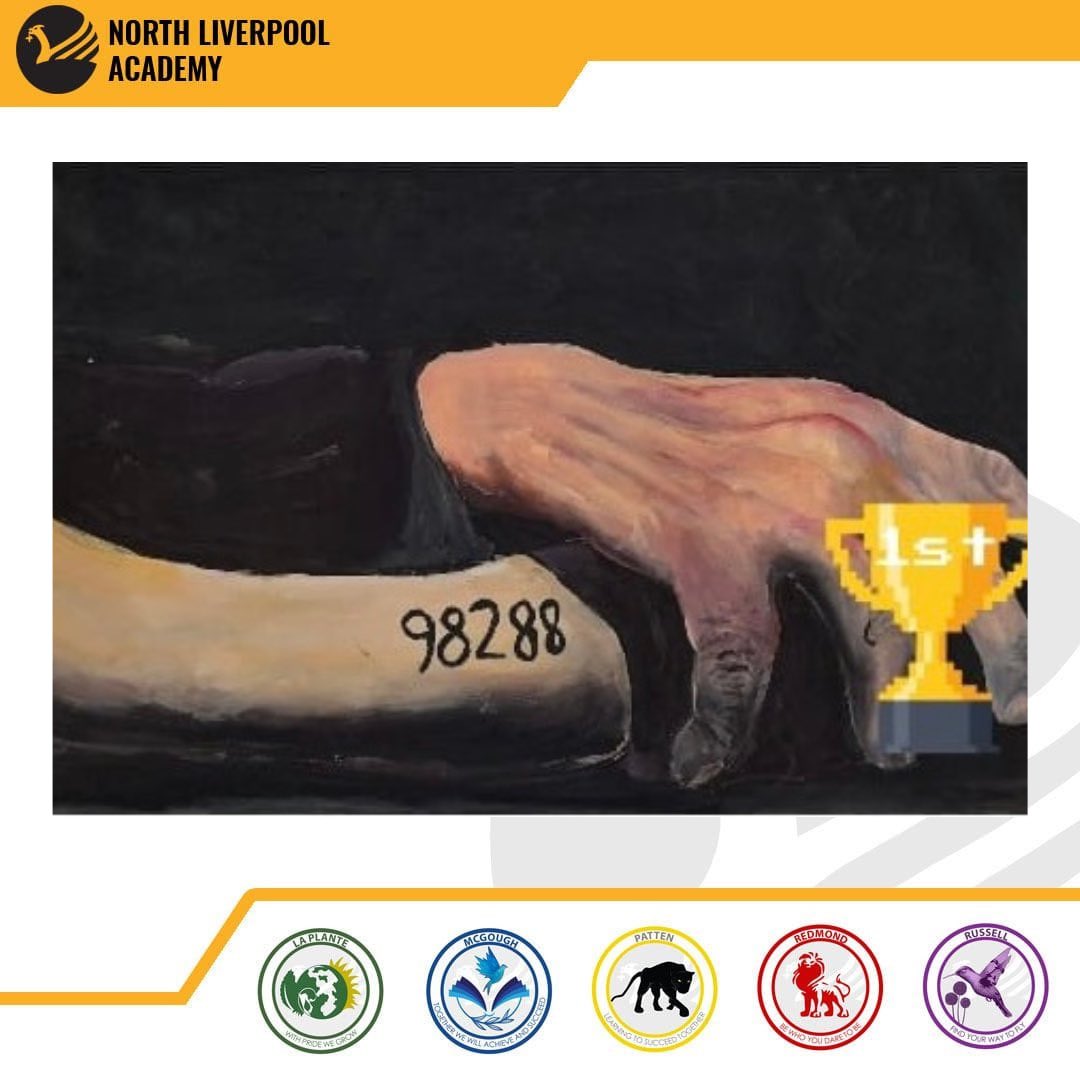 NorthLivAcademy's tweet photo. Congratulations to Ella who has won the most votes for @NorthLivAcademy in the @dotartschools competition. We are looking forward to seeing  her work being displayed @walkergallery in June and wish her luck in the prize giving! https://t.co/qOLOatqlfK