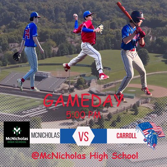Archbishop Carroll Baseball (@chspatsbaseball) on Twitter photo We travel down to <a href="/McNBase/">Archbishop McNicholas Baseball</a> today at 5:00 PM <a href="/CarrollAthDept/">Carroll Athletics</a> <a href="/gclcoedsports/">GCL Co-Ed League</a> #RollPats We travel down to <a href="/McNBase/">Archbishop McNicholas Baseball</a> today at 5:00 PM <a href="/CarrollAthDept/">Carroll Athletics</a> <a href="/gclcoedsports/">GCL Co-Ed League</a> #RollPats