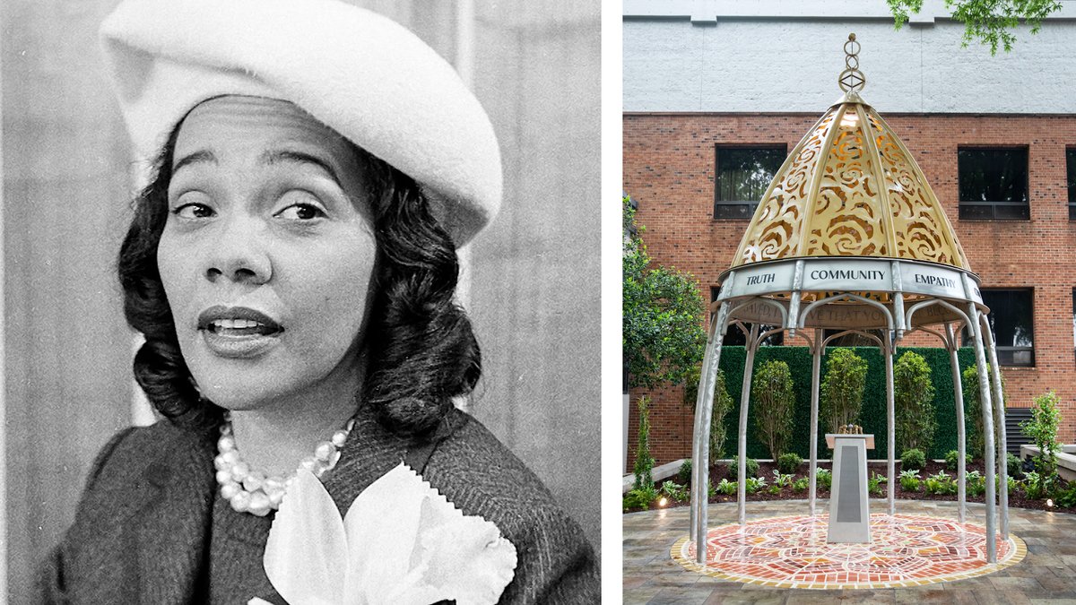 Little kids, big dreams. Coretta Scott King's civil rights legacy lives on through this new monument. https://t.co/MKDfsguJln