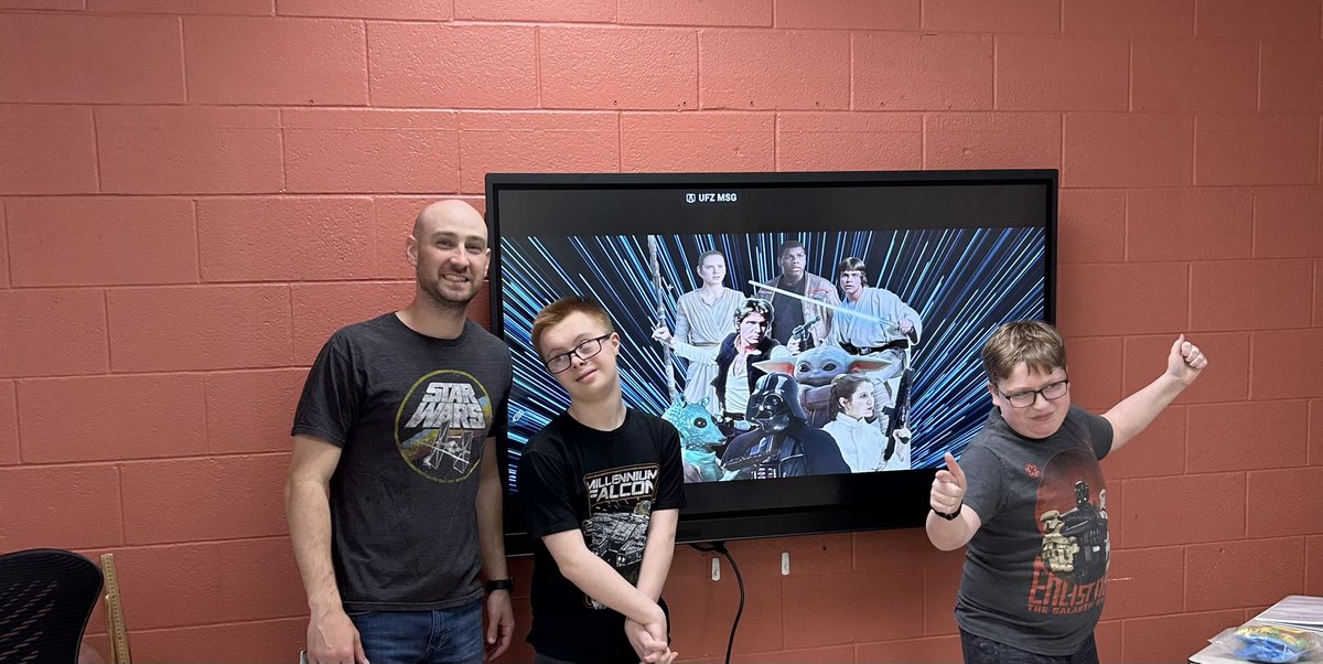 ryan_schalkMCS's tweet photo. Happy Star Wars Day from a classroom not so far, far away. #MayThe4thBeWithYou https://t.co/nFBxoEoLLx